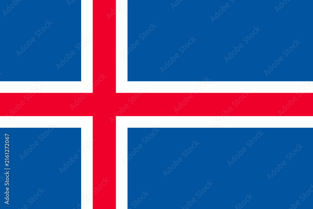 Obraz premium Icelandic Flag