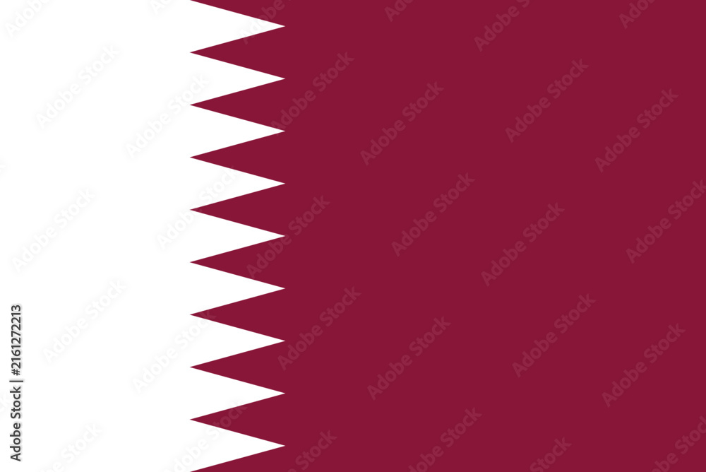 Obraz premium Qatar Flag