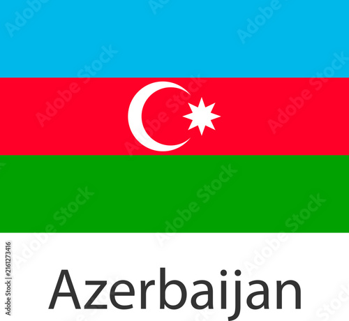 Azerbaijan Flag