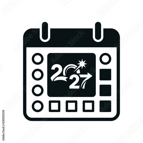 2027 planner icon with growth logo.