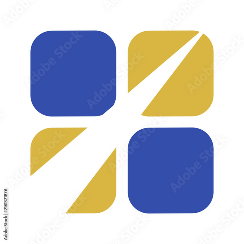 Abstract Geometric Logo Icon Design