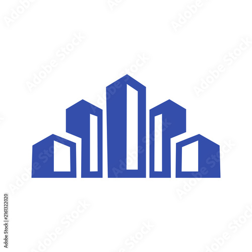 Real Estate City Skyline Logo