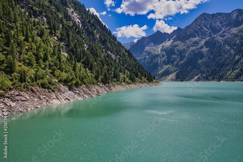 Zillertal, Österreich, Schlegeissee, Fahrradtour