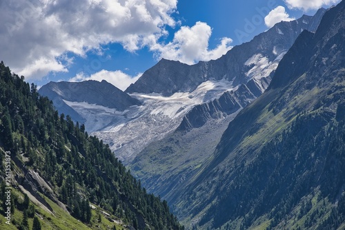 Zillertal, Östereich, Schlegeissee, Blick von der Staumauer