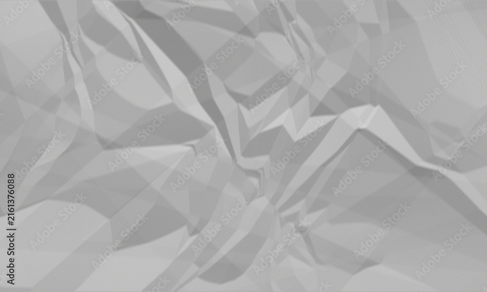 Obraz premium Crumpled gray paper background texture