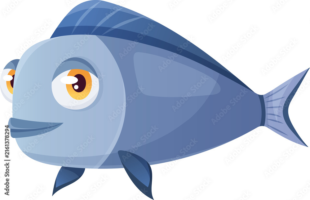 Fototapeta premium Seabed Fish Underwater Animal Cartoon