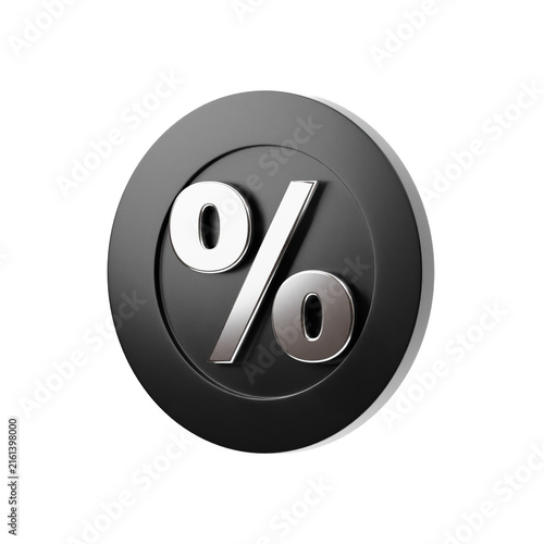 3d icon discount coin