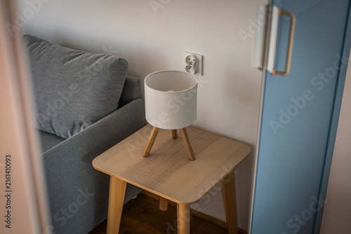 Lampka w odbiciu lustra
