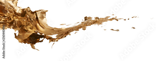 Dynamic Gold Leaf Foil Flakes and Metallic Splash