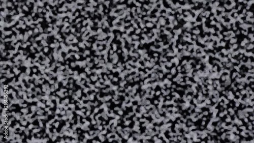Static TV noise closeup with pixels detail, seamless loop in UHD 4K