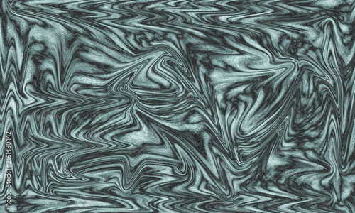 Abstract liquid marble texture with swirling grey and silver metallic waves