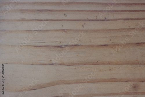 Canvas Print Natural wood grain background showing rough rustic wooden surface with visible t