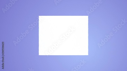 Minimalist Square Composition with White Textured Center Over a Solid Vibrant Purple Background Surface Design