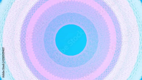 Abstract Background Featuring Concentric Circles and Soft Gradient Tones of Pastel Blue and Soft Pink Colors