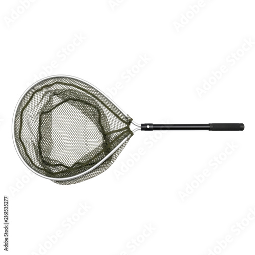 Canvastavla Fishing net with a sturdy handle and fine mesh for catching fish
