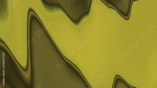 Yellow Lime Green Bright Liquid Flow Abstract Motion Graphic For Digital Advertising Displays