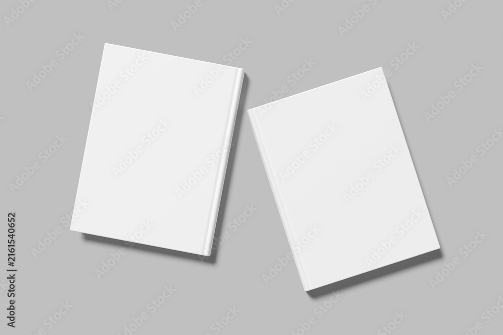 Fototapeta premium Book Cover Mockup Design Blank 