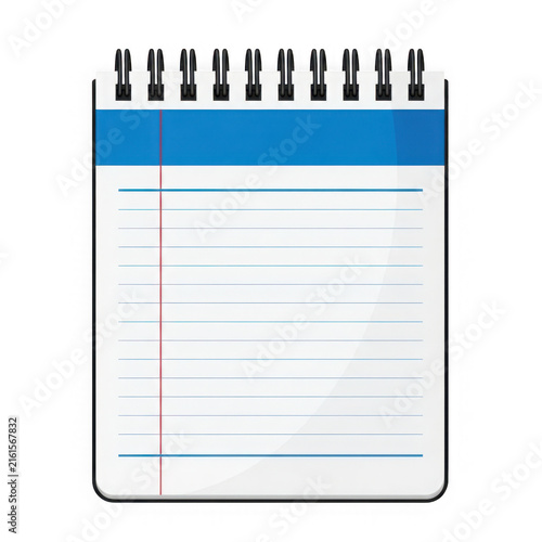 Blue folder with tabbed dividers on shelves