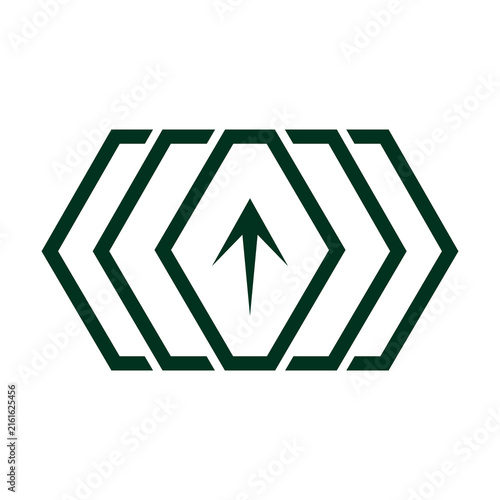 Minimalist quantum time continuum gateway loop space tech graphic illustration background