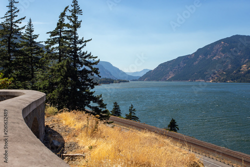 Fotografie Beautiful view of the Columbia River in Oregon