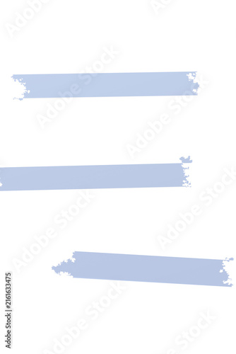Washi tape with burnt edge - neon extruded slab on transparent background