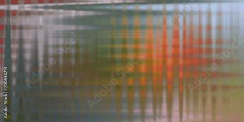 Konstfotografi Multicolor vibrant wave pattern background with rhythmic vertical lines