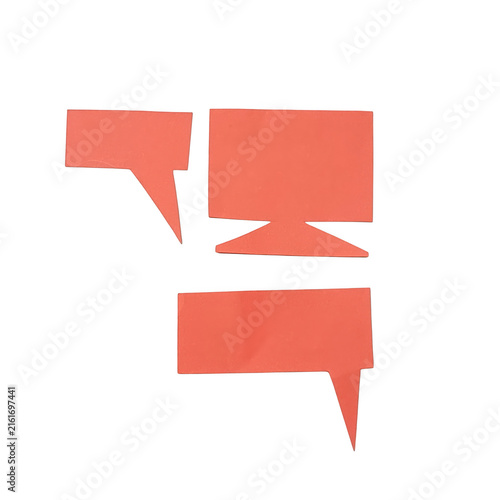 Canvastavla Geometric red of overlapping shapes on black background, geometric shapes red sh