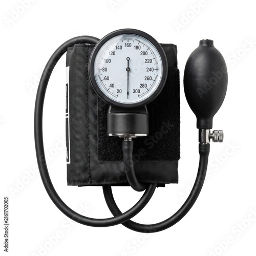 Quadro su tela Manual aneroid blood pressure gauge on transparent background