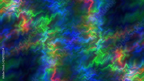 Abstract dark holographic neon wave texture background