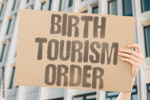 Bild auf Leinwand "Birth Tourism Order" Courts are expected to intervene