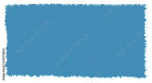 Blue Torn Paper Texture Background with Rough Handmade Edge for Modern Design