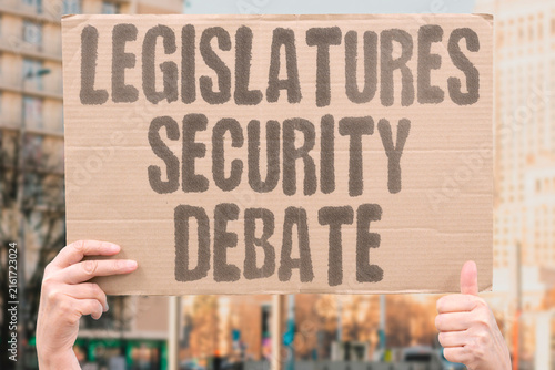 Canvastavla "Legislatures Security Debate" Election laws dividing state houses