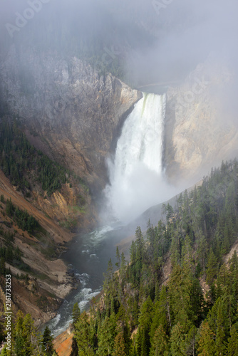 Yellowstone Falls and Mist