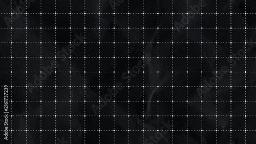 Grid Pattern on Abstract Black Background