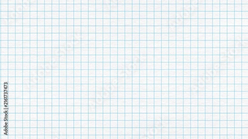 blue grid lines on white paper