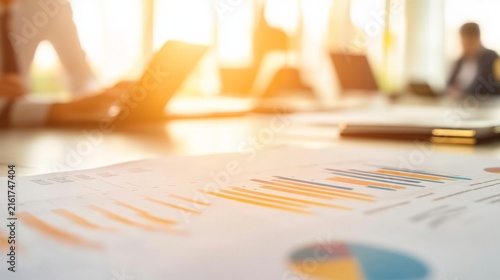 Wealth Strategy Meeting Executive Office Financial Reports Asset Allocation Dashboard View, wealth management strategy, asset allocation analysis, financial portfolio planning