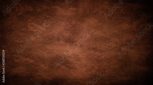Deep Chocolate Brown Abstract Grunge Textured Background with Smoky Gradient