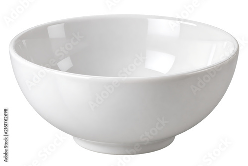Ceramic soup bowl, isolated, centered, realistic glazed texture, clean edges, no background.