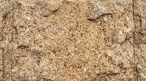 Fotografía Rough Textured Granite Stone Surface, Natural Earthy Tones, Detailed Rock Backgr