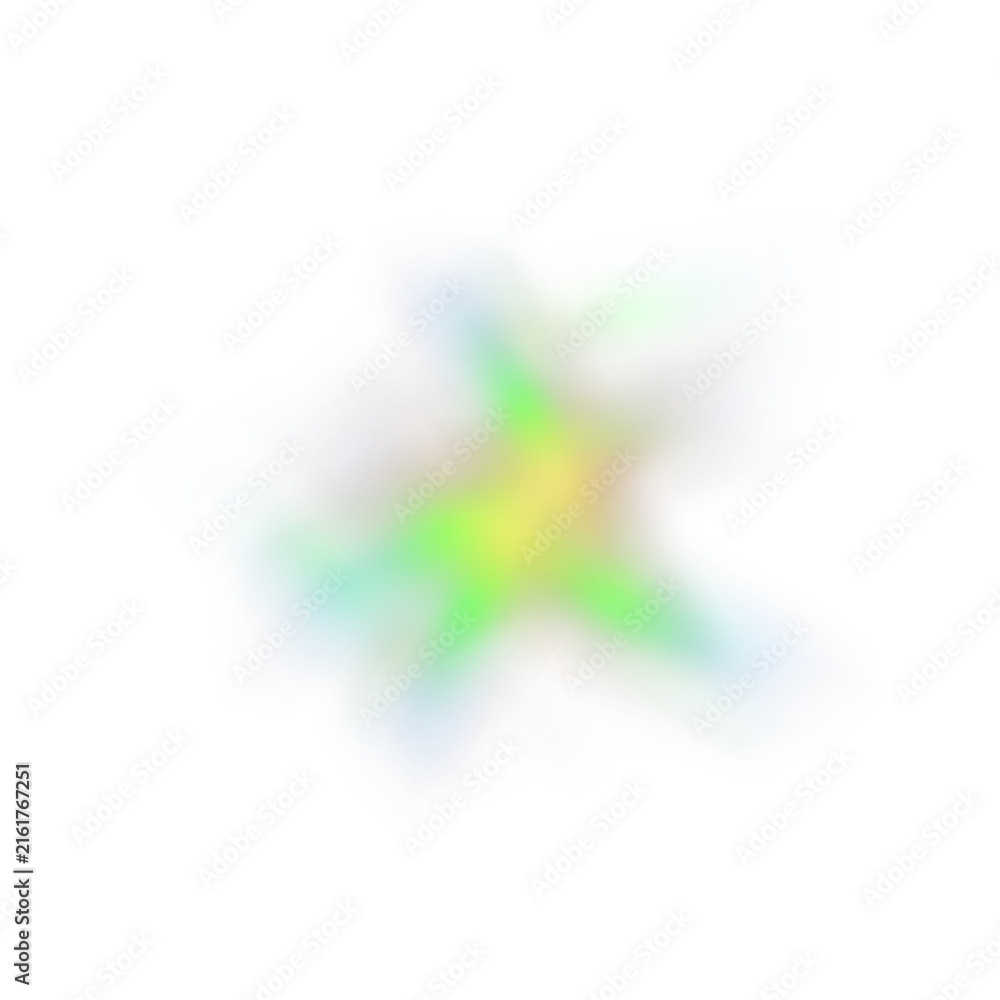 Fototapeta premium Rainbow light prism effect, transparent background. Hologram reflection, crystal flare leak shadow overlay.