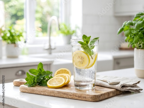 lemon and mint