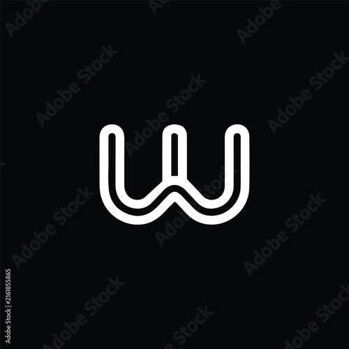 W Letter Logo Icon Vector Design