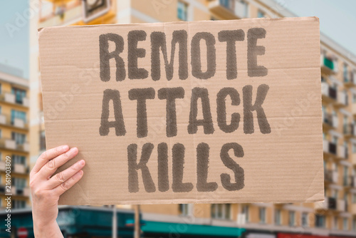 Canvastavla "remote attack kills" A long-distance aerial assault results in multiple civilian casualties