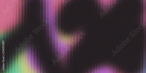 Obraz na plátne Abstract vertical streaks of blended magenta teal and gold create a blurred colo
