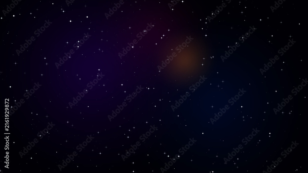 Fototapeta premium Distant star cluster in dark space digital backdrop