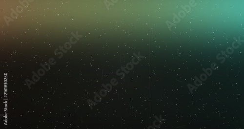 Abstract dark green teal background with subtle particles and glow effect