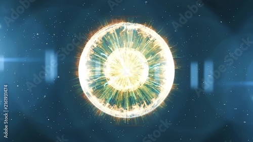 Mesmerizing space portal animation with magical energy effects and glowing rings. Perfect for sci-fi, fantasy, game intros, or mystical visuals. Easy to customize and integrate.