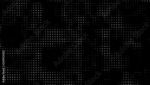 Dot white black pattern gradient texture background. Abstract pop art halftone and retro style.