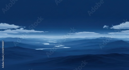 Flat color background, solid bold navy blue, modern professional tone, with copy space, even studio lighting, plain backdrop