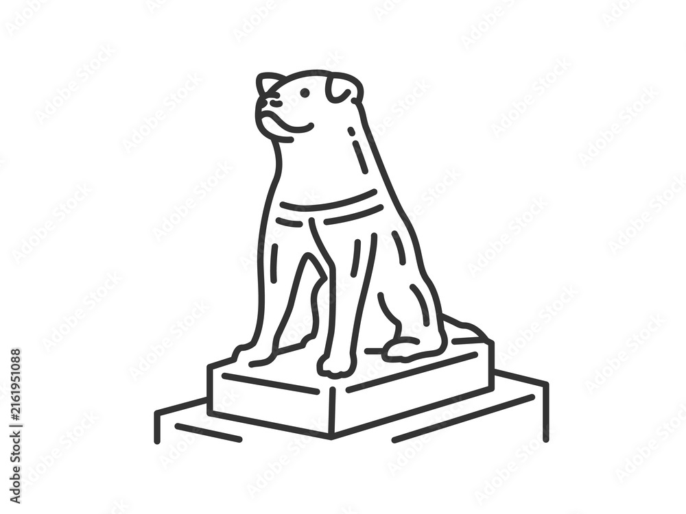 忠犬ハチ公 Images – Browse 62 Stock Photos, Vectors, and Video